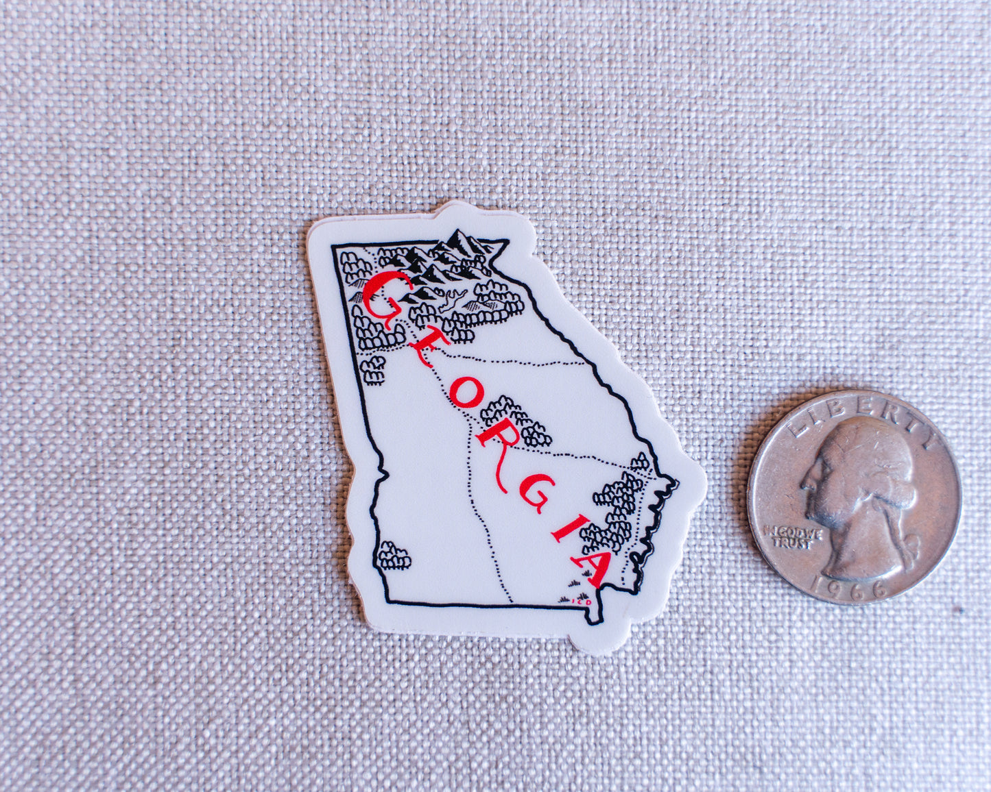 Georgia Sticker 4-Pack