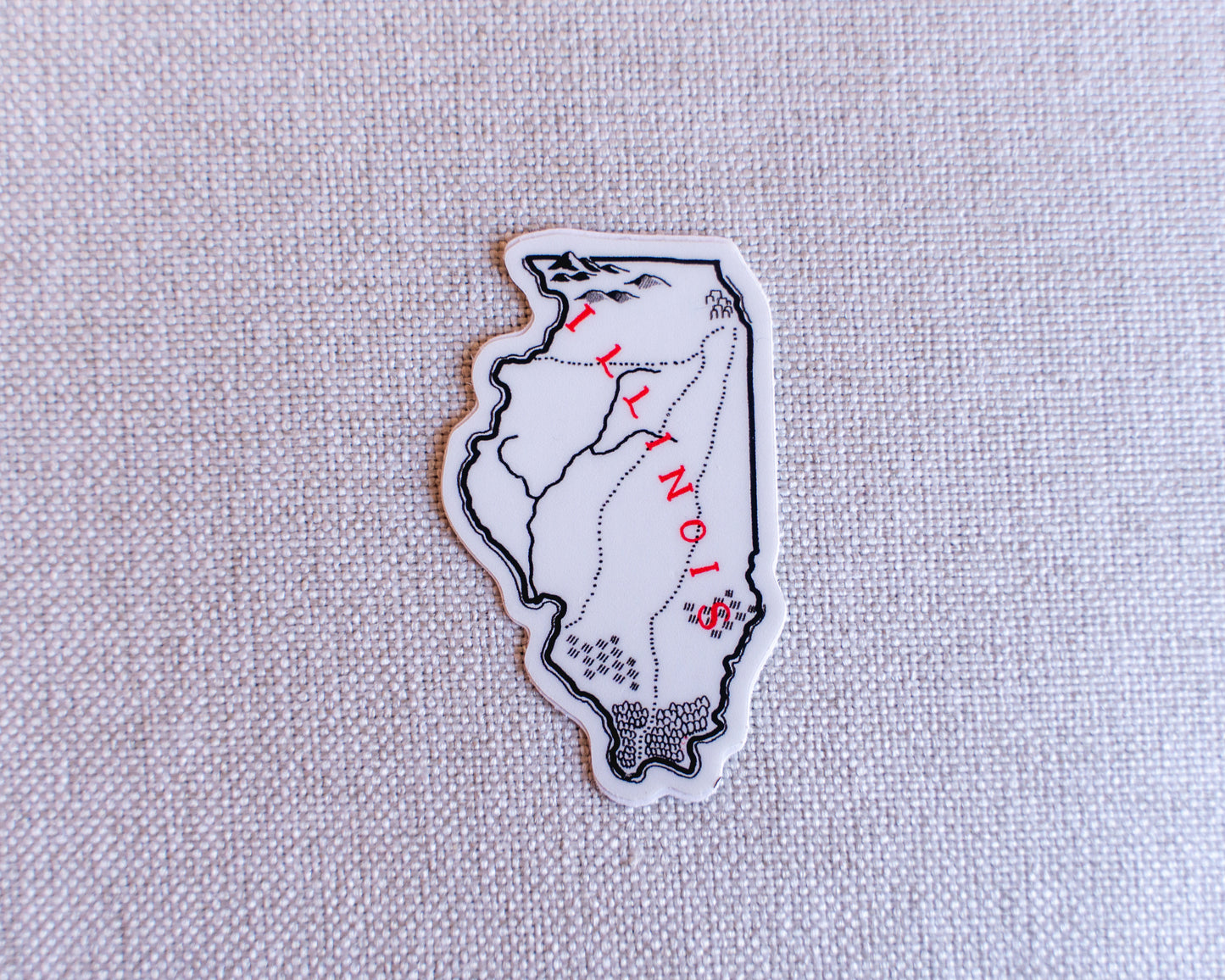 Illinois Sticker 4-Pack