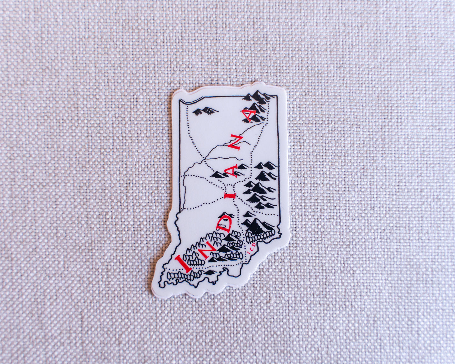 Indiana Sticker 4-Pack