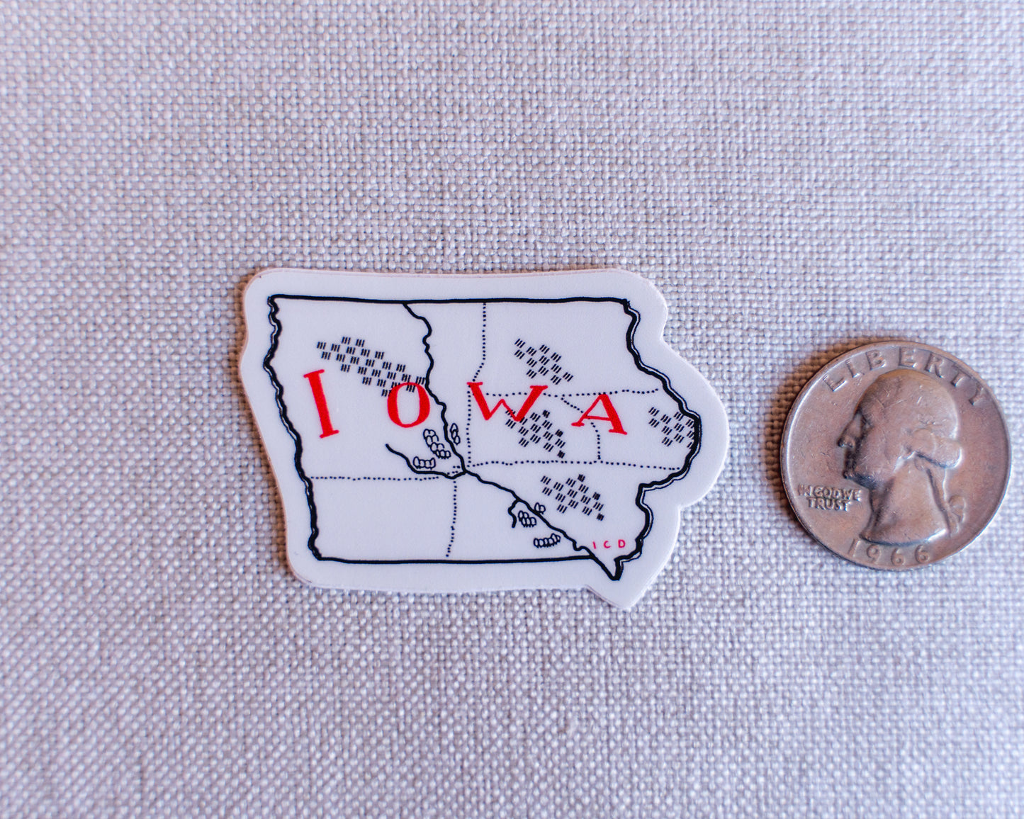 Iowa Sticker 4-Pack