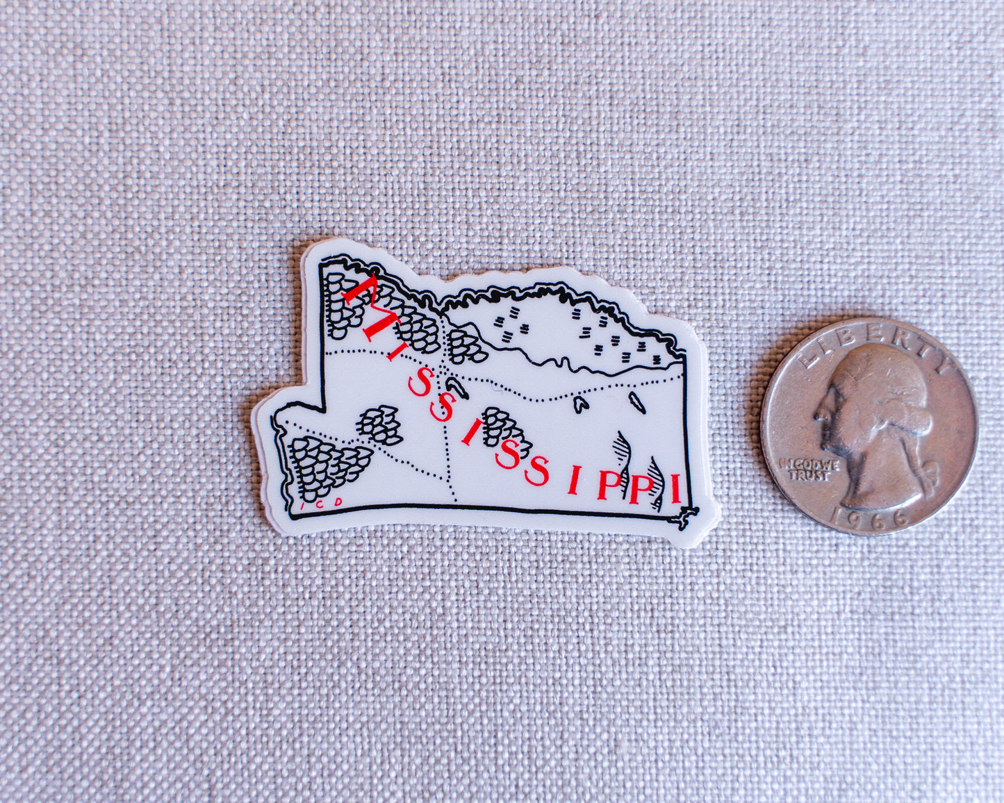 Mississippi Sticker 4-Pack