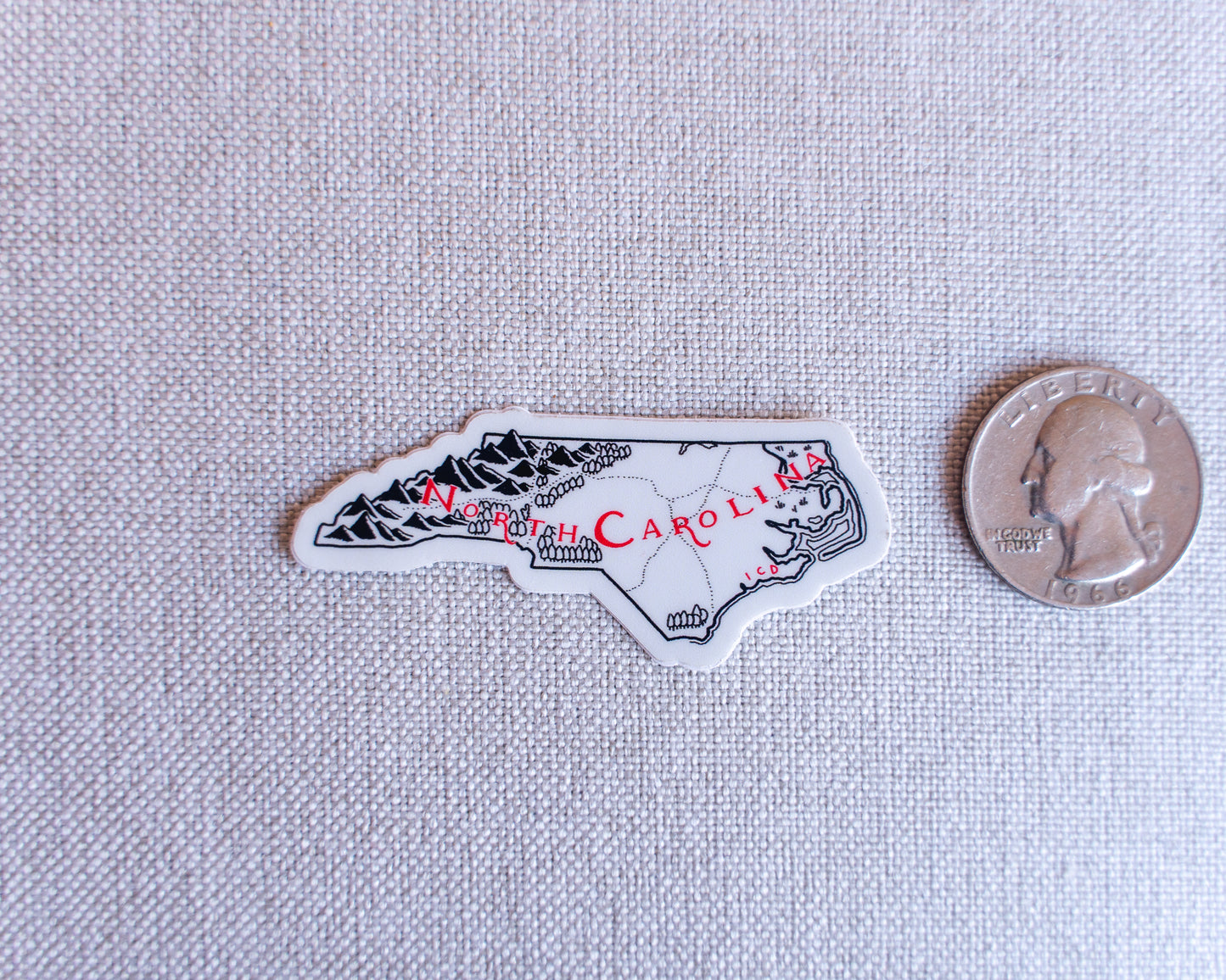 North Carolina Sticker 4-Pack