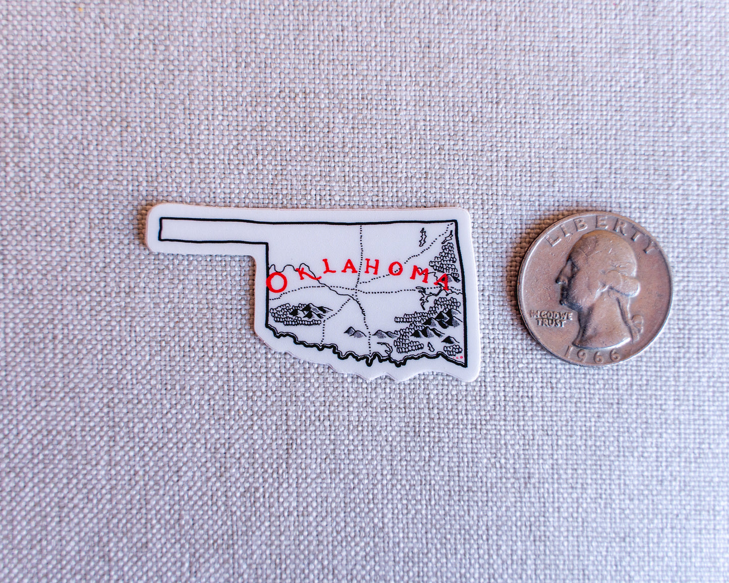 Oklahoma Sticker 4-Pack