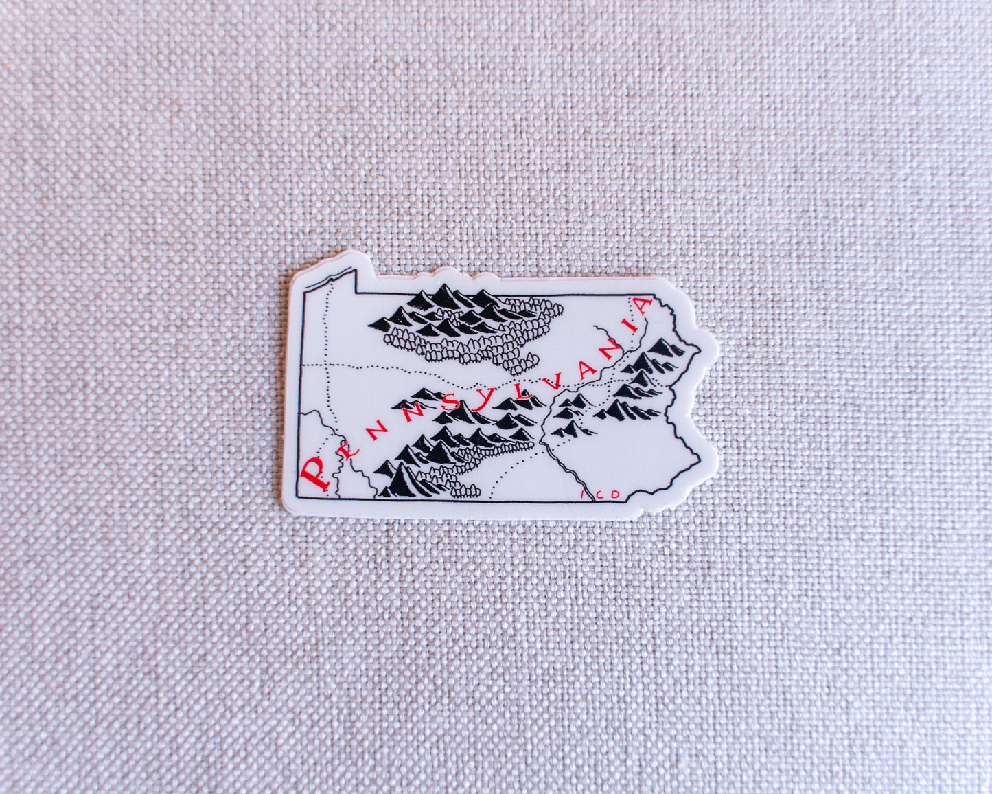 Pennsylvania Sticker 4-Pack