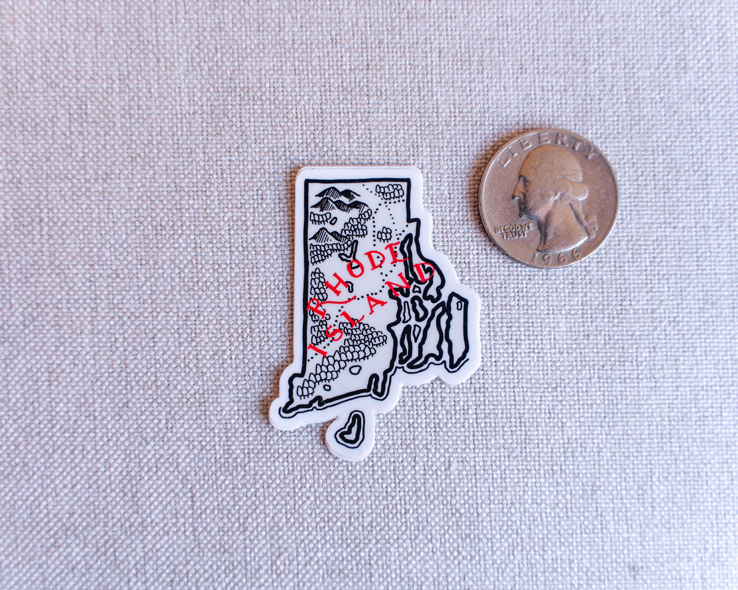 Rhode Island Sticker 4-Pack