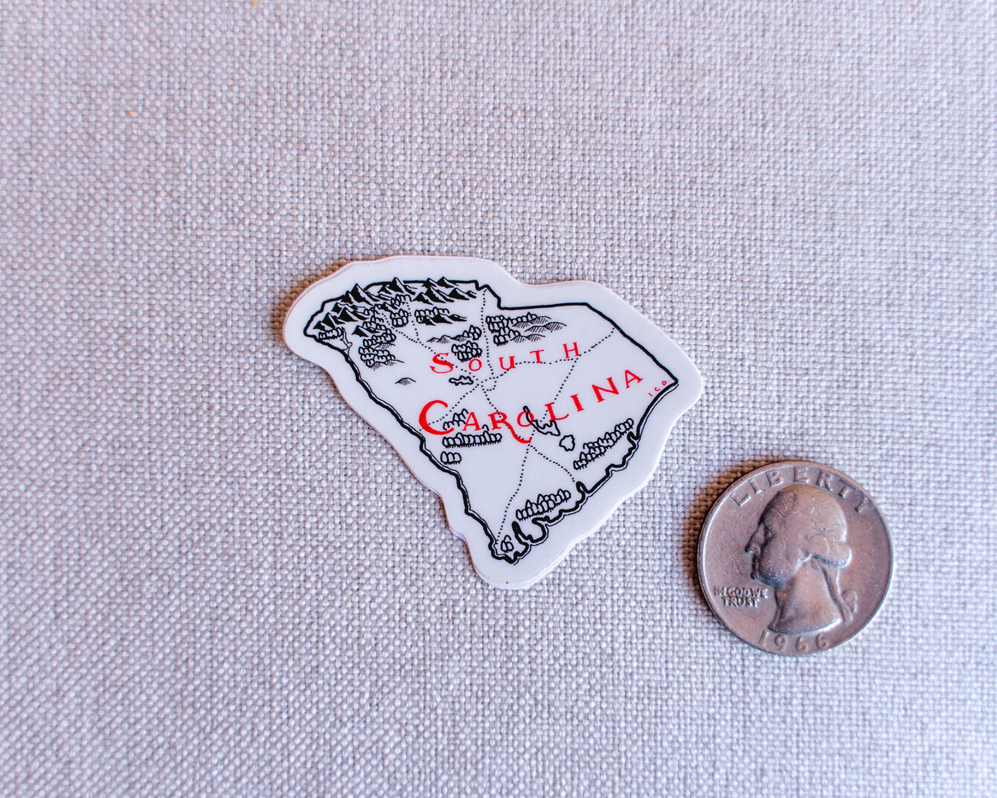 South Carolina Sticker 4-Pack