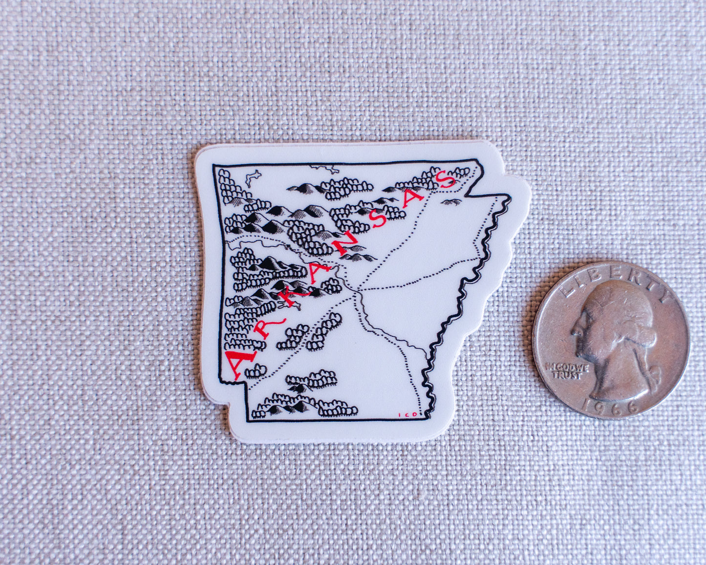 Arkansas Sticker 4-Pack