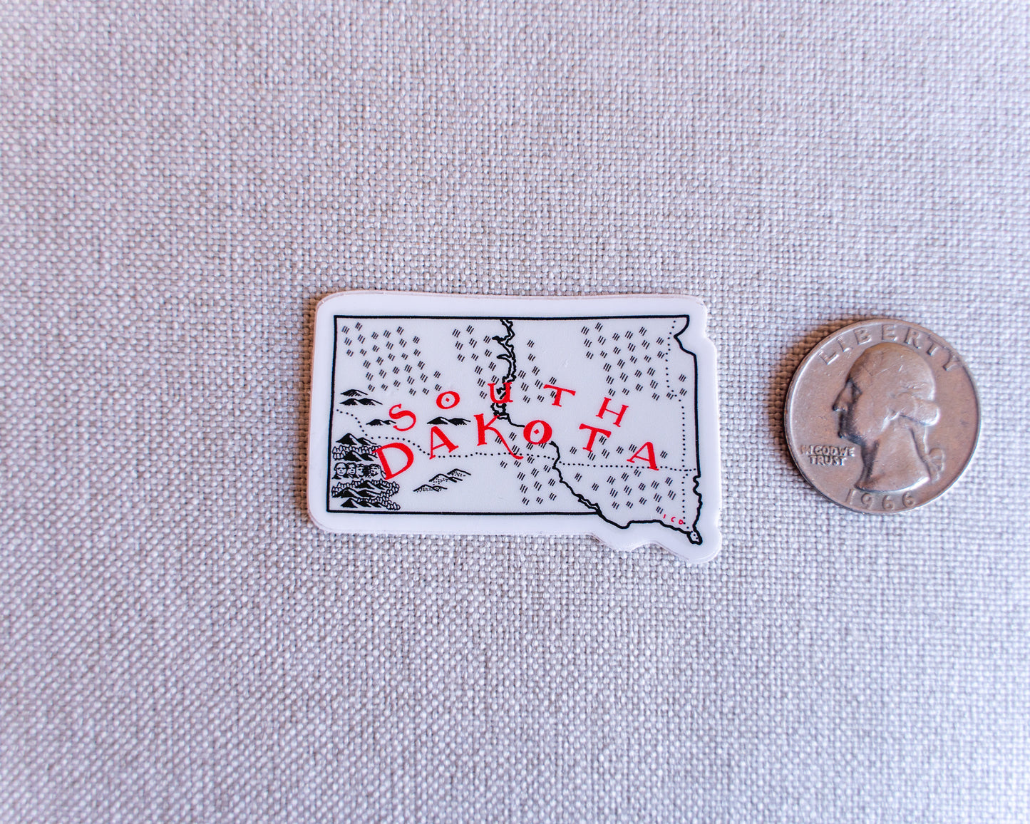 South Dakota Sticker 4-Pack