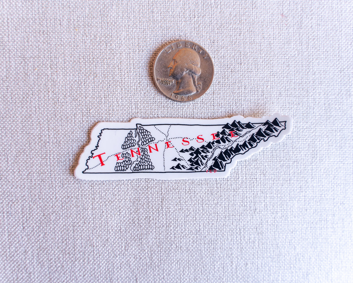 Tennessee Sticker 4-Pack