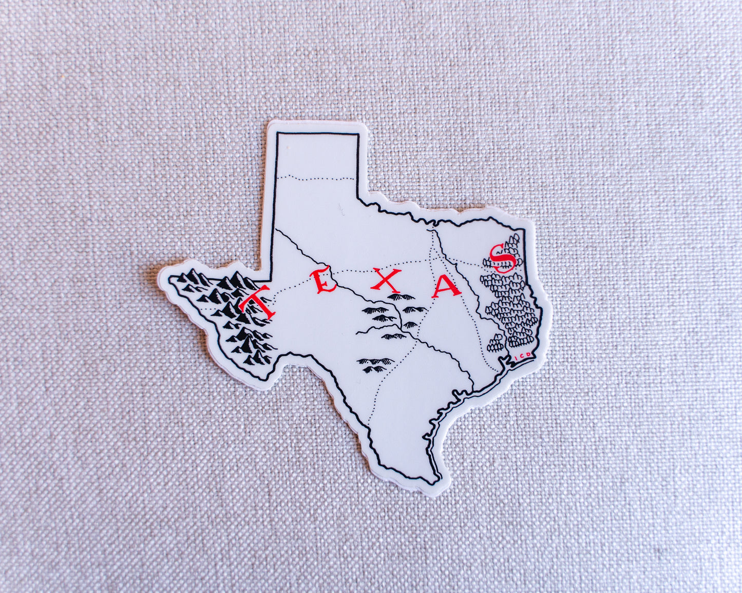 Texas Sticker 4-Pack