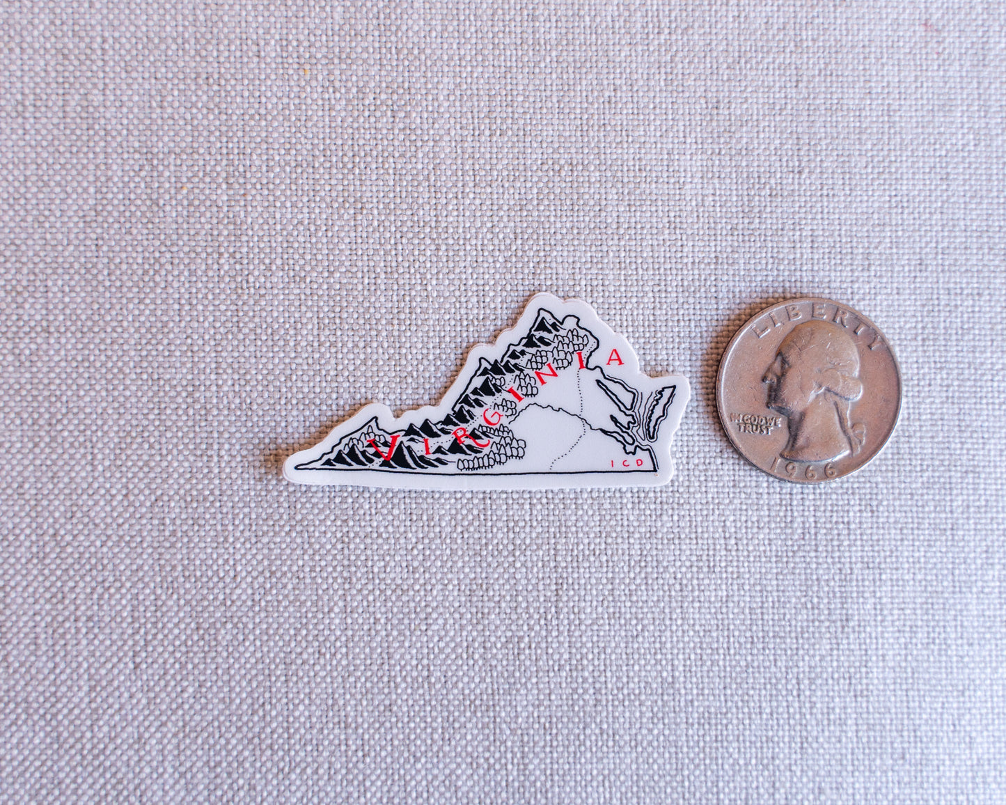 Virginia Sticker 4-Pack