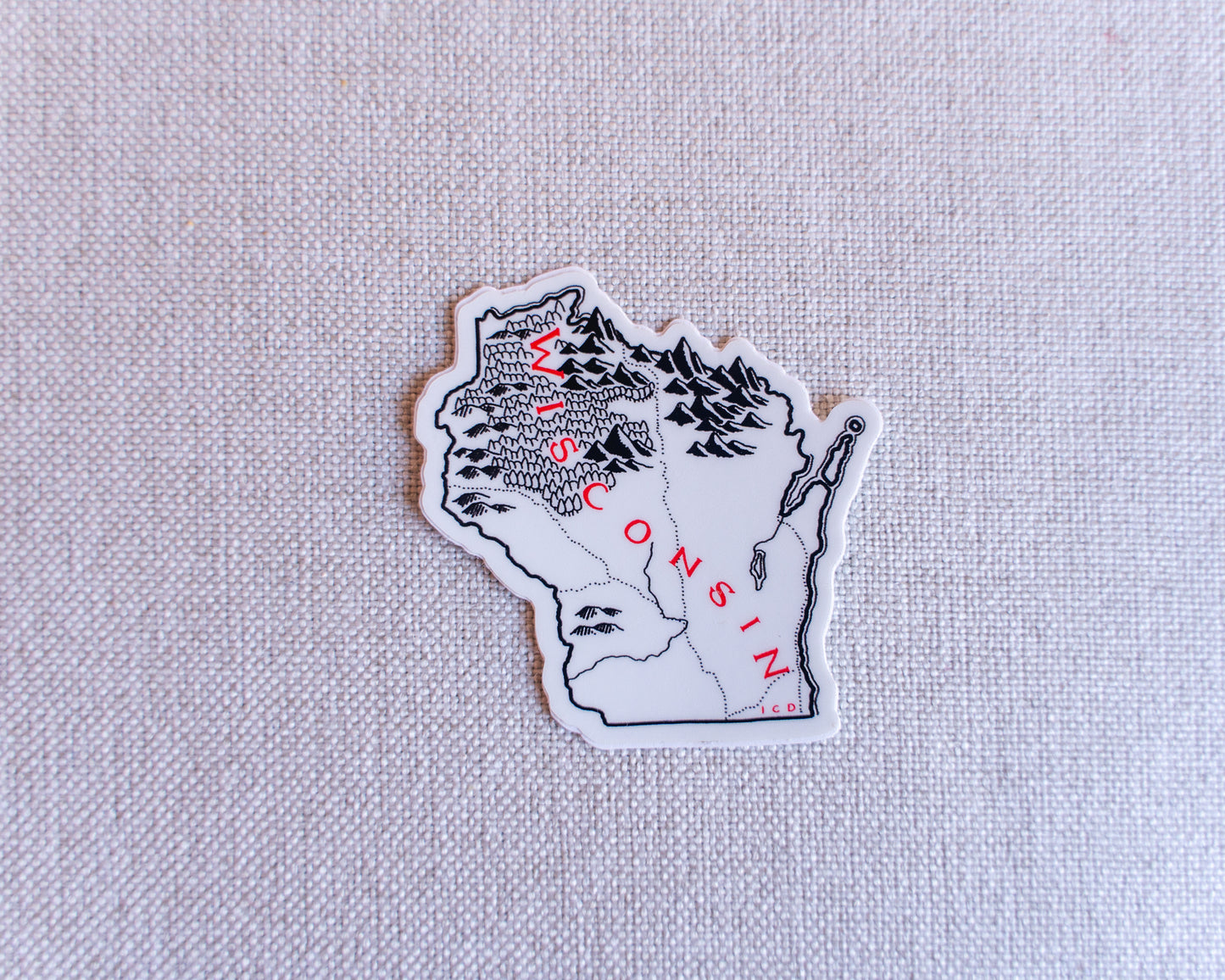 Wisconsin Sticker 4-Pack