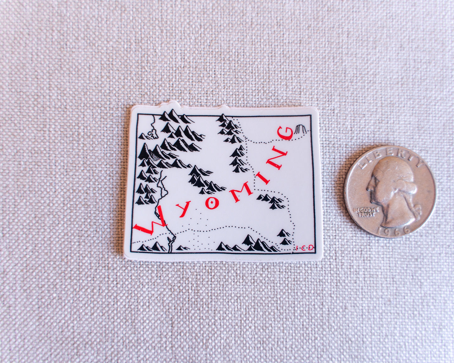 Wyoming Sticker 4-Pack