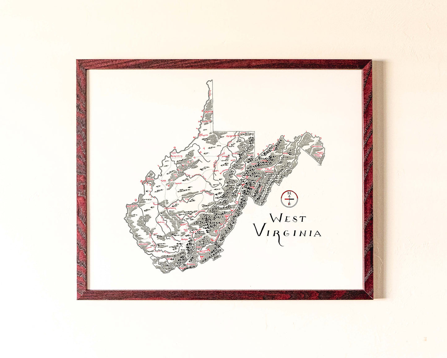 West Virginia Map