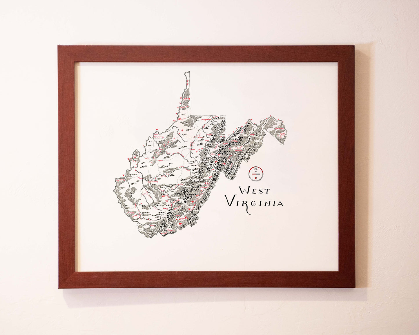 West Virginia Map