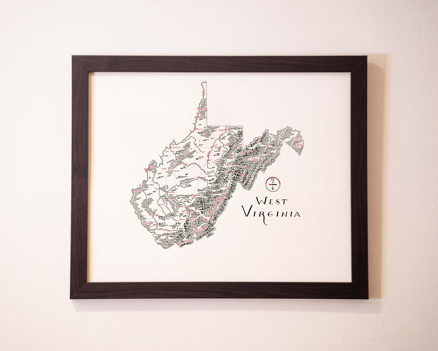 West Virginia Map