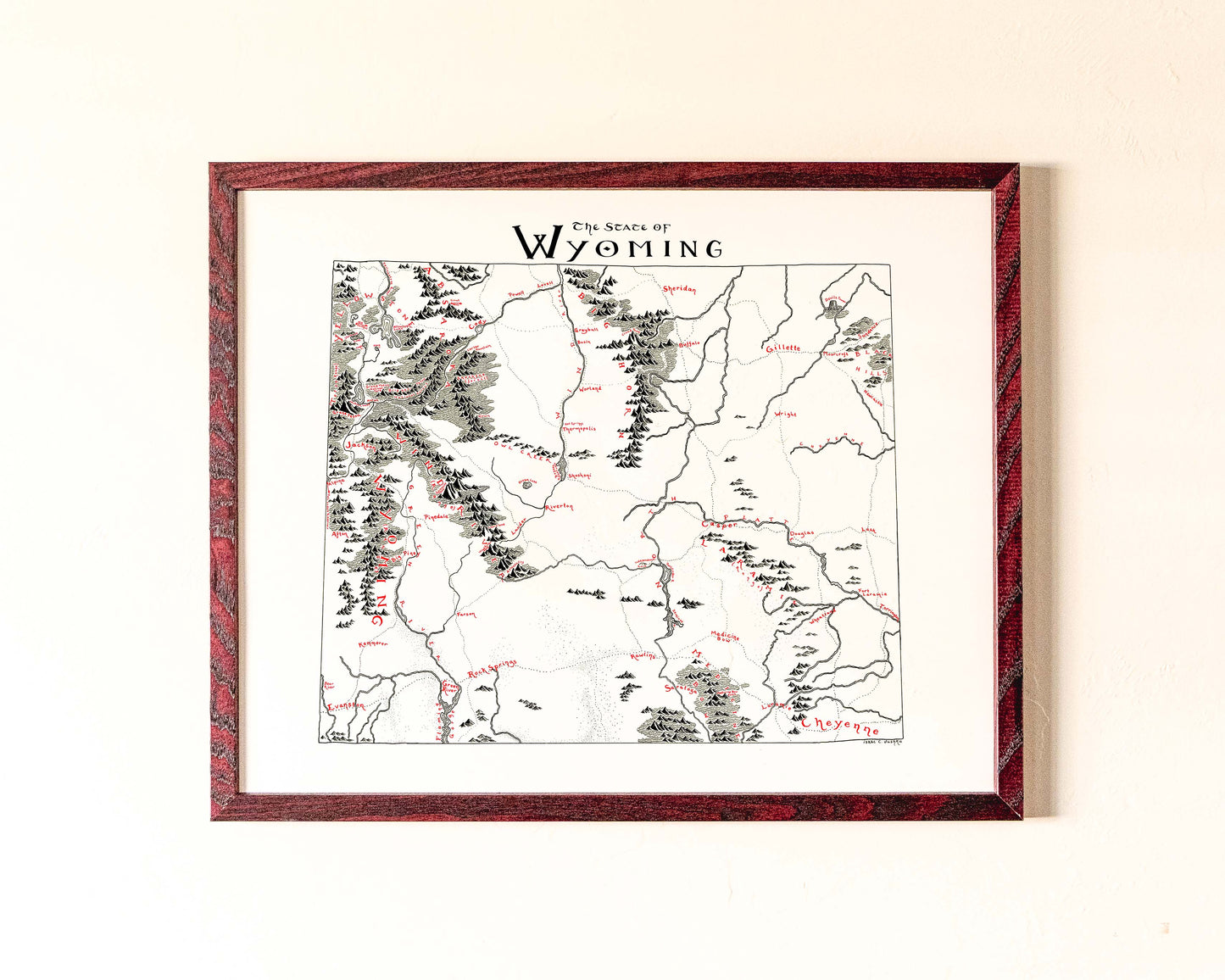 Wyoming Map