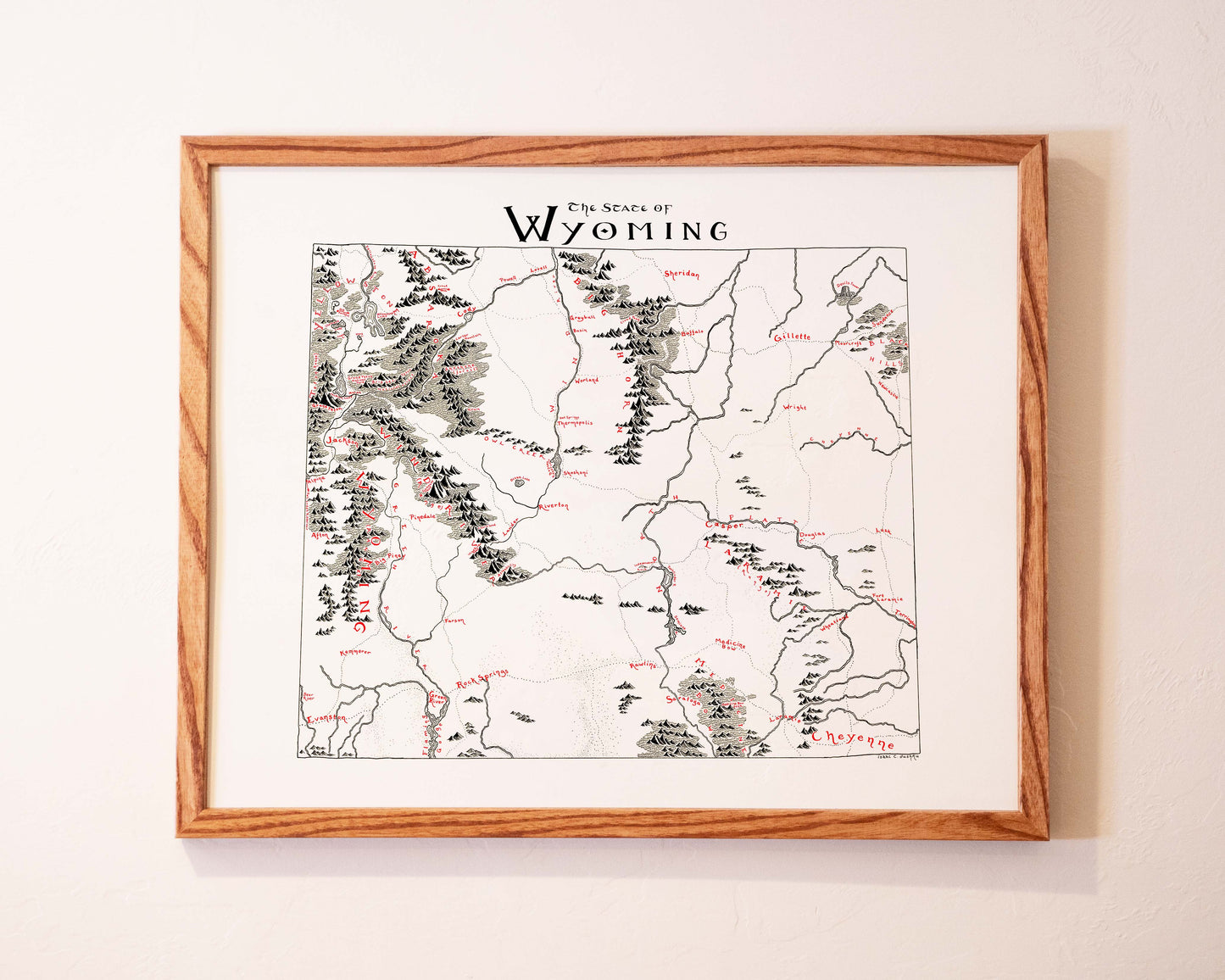 Wyoming Map