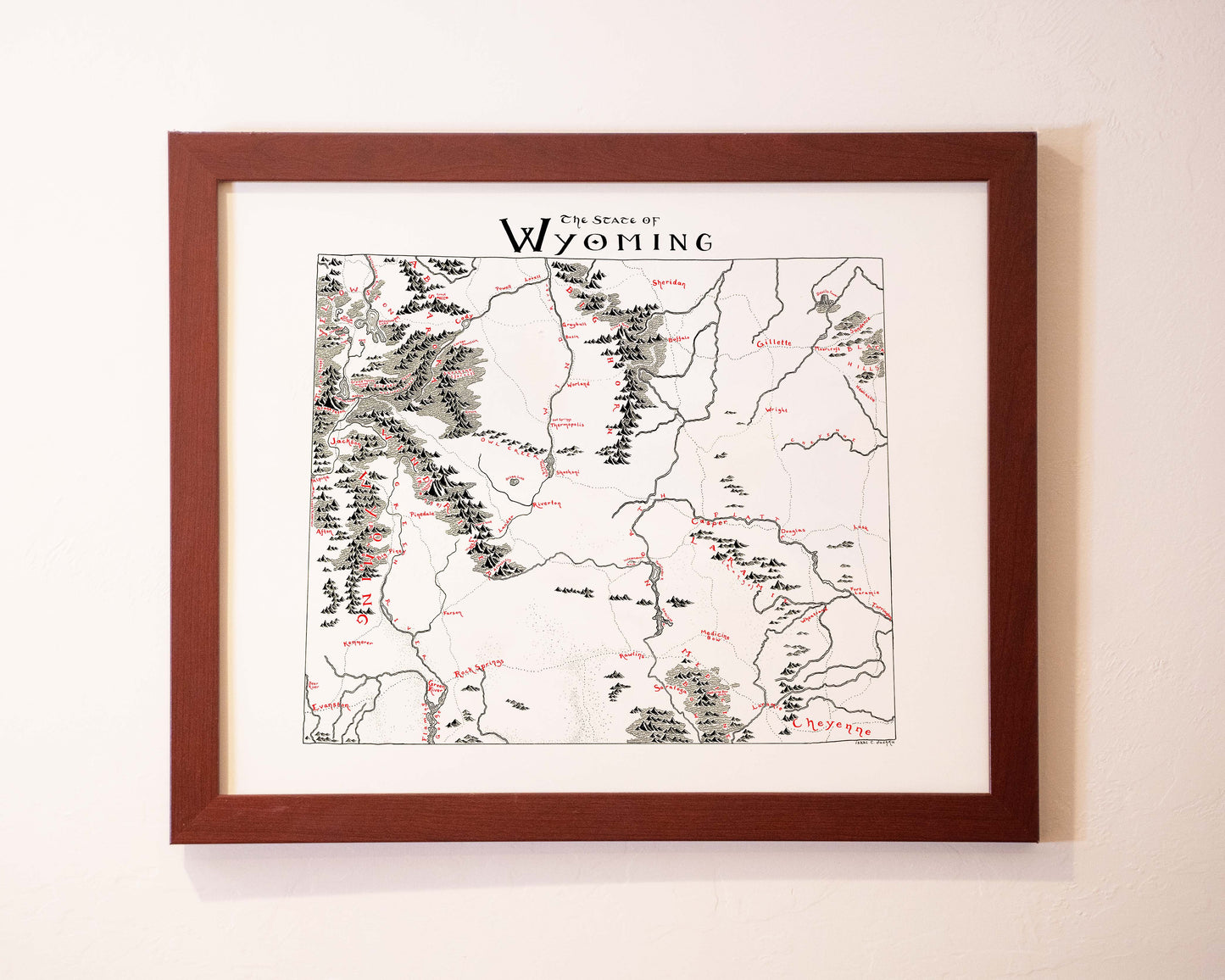 Wyoming Map