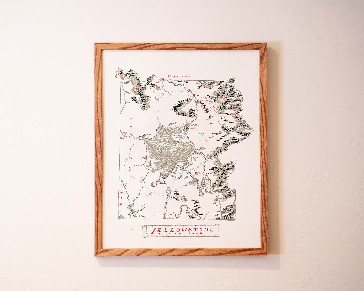 Yellowstone National Park Map