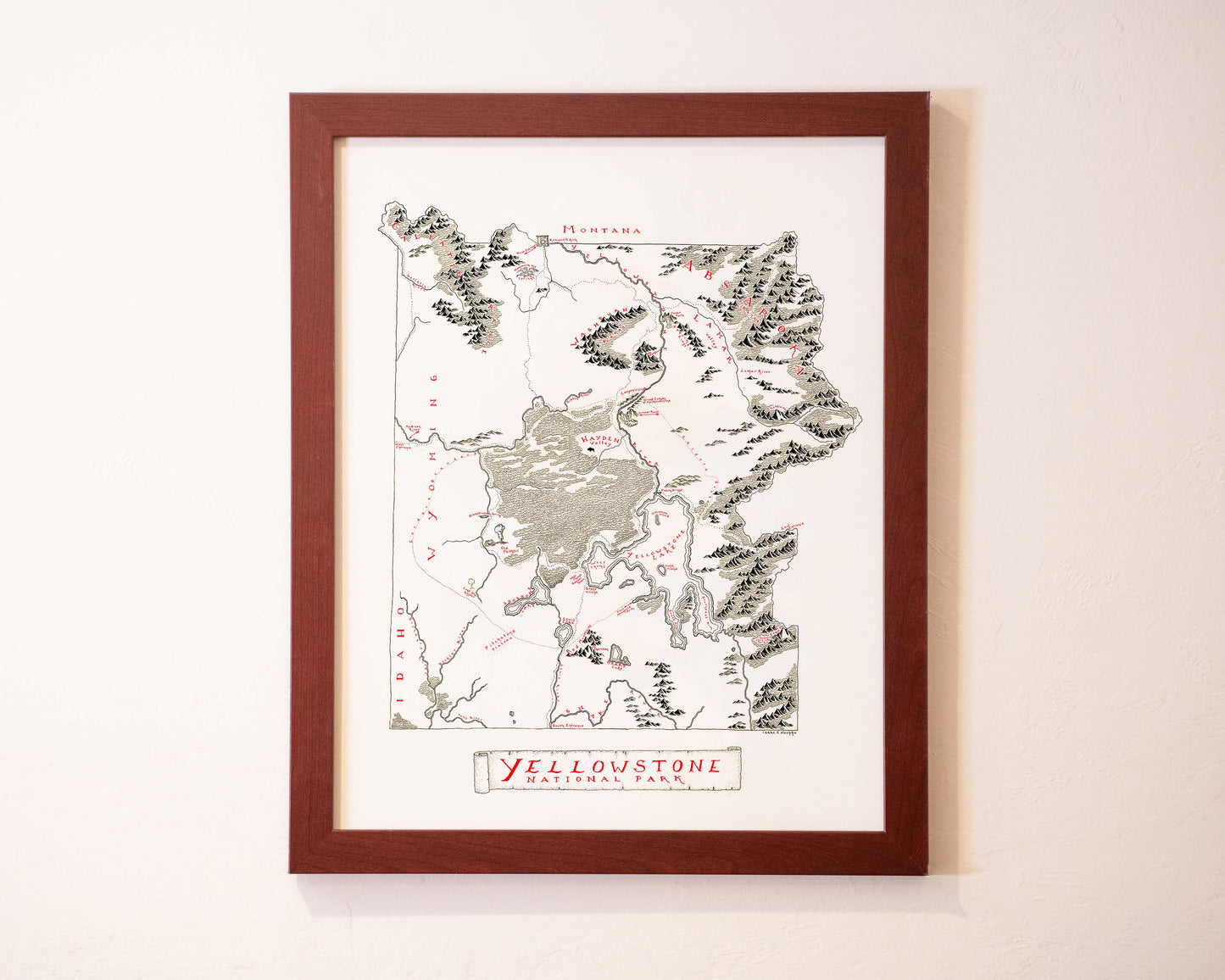 Yellowstone National Park Map