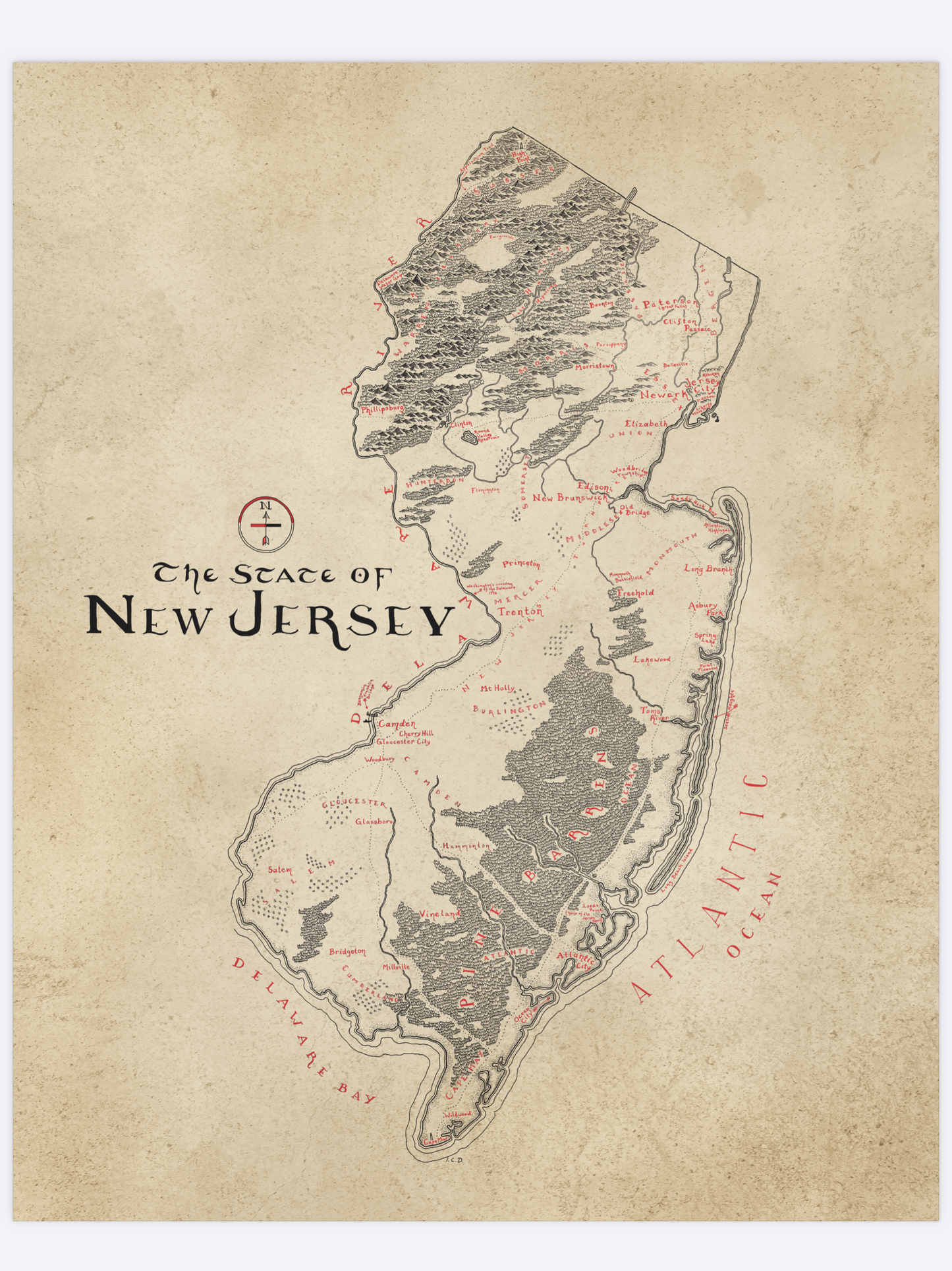 New Jersey Map