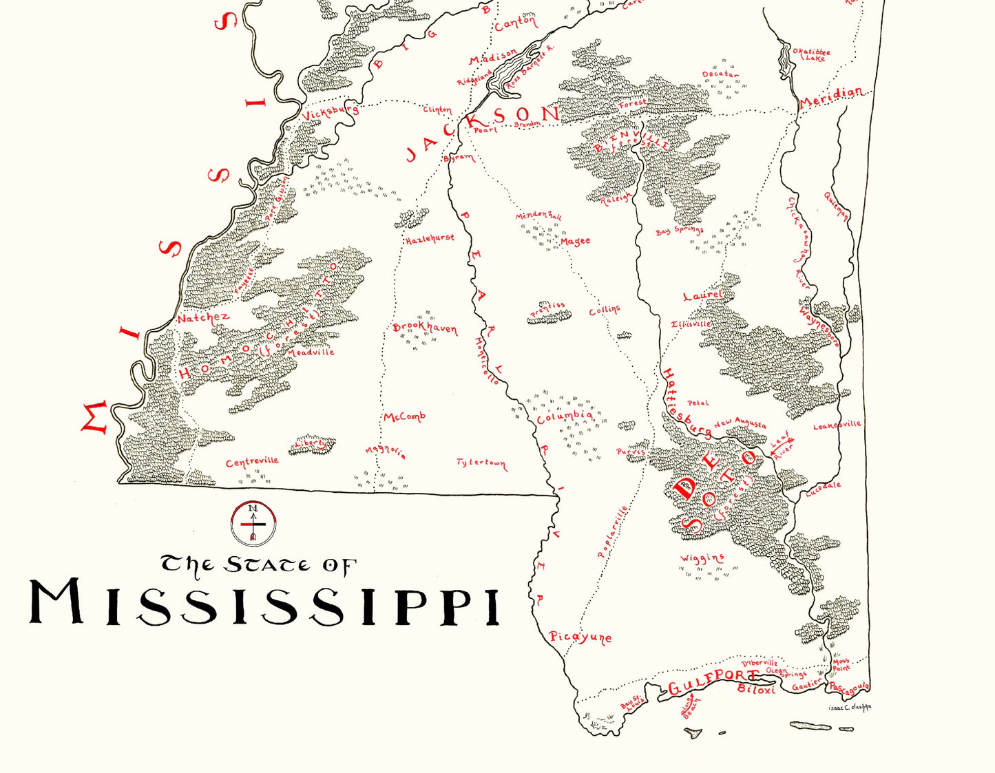Mississippi Map