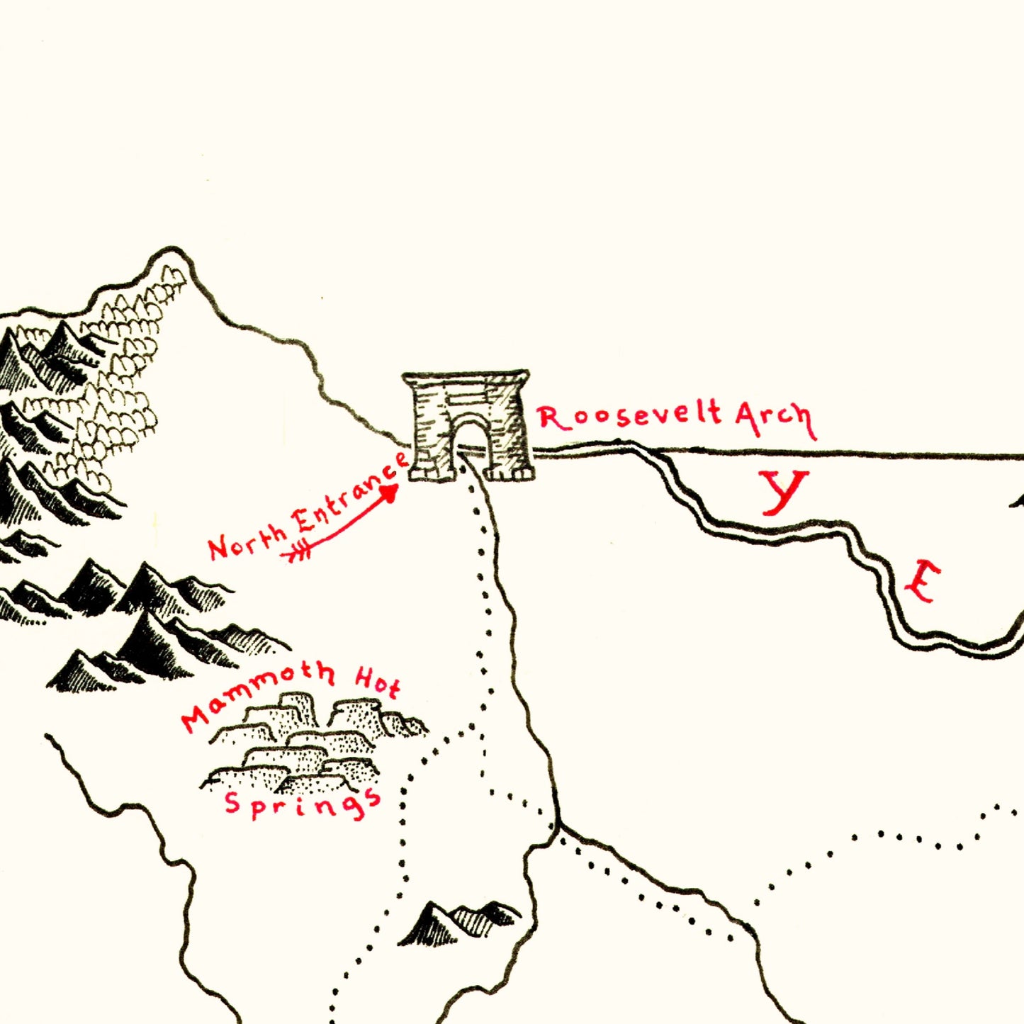 Yellowstone National Park Map