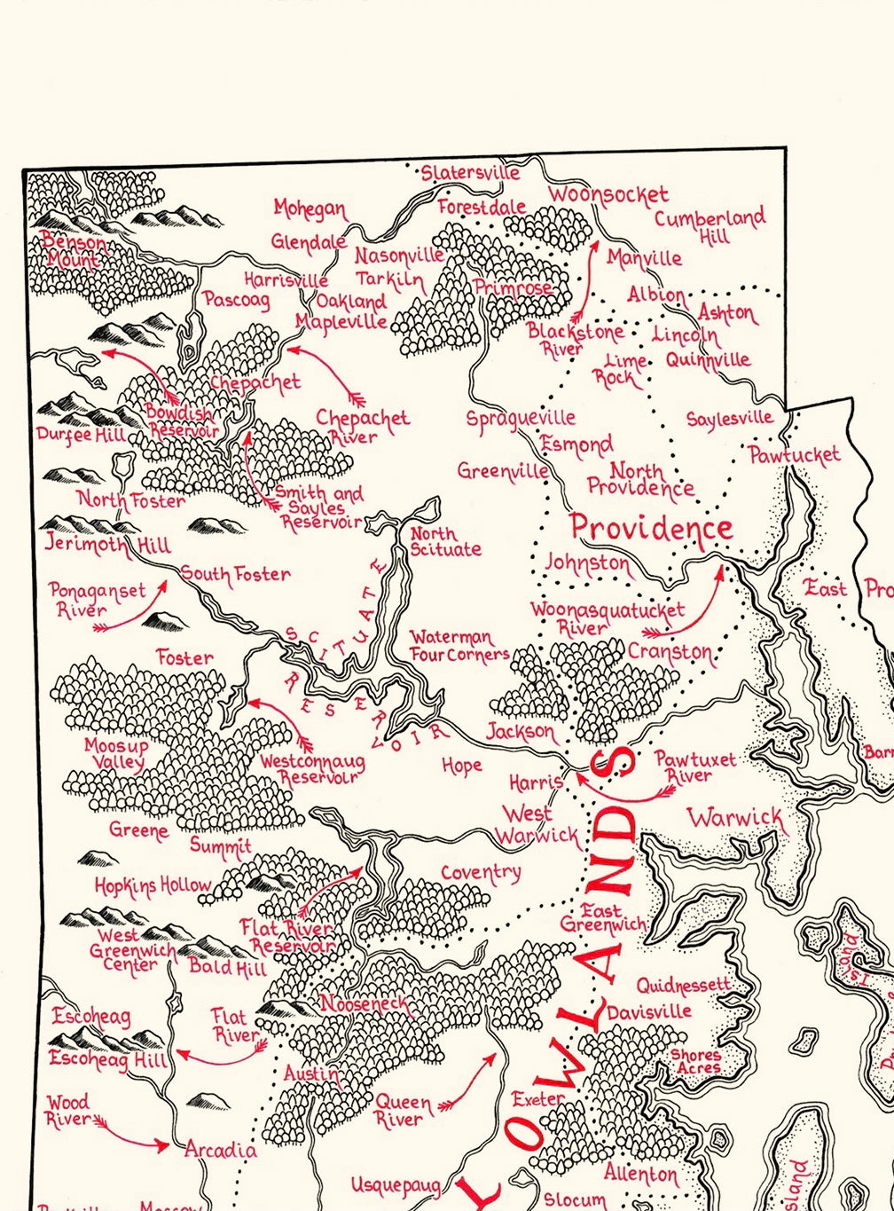 Rhode Island Map