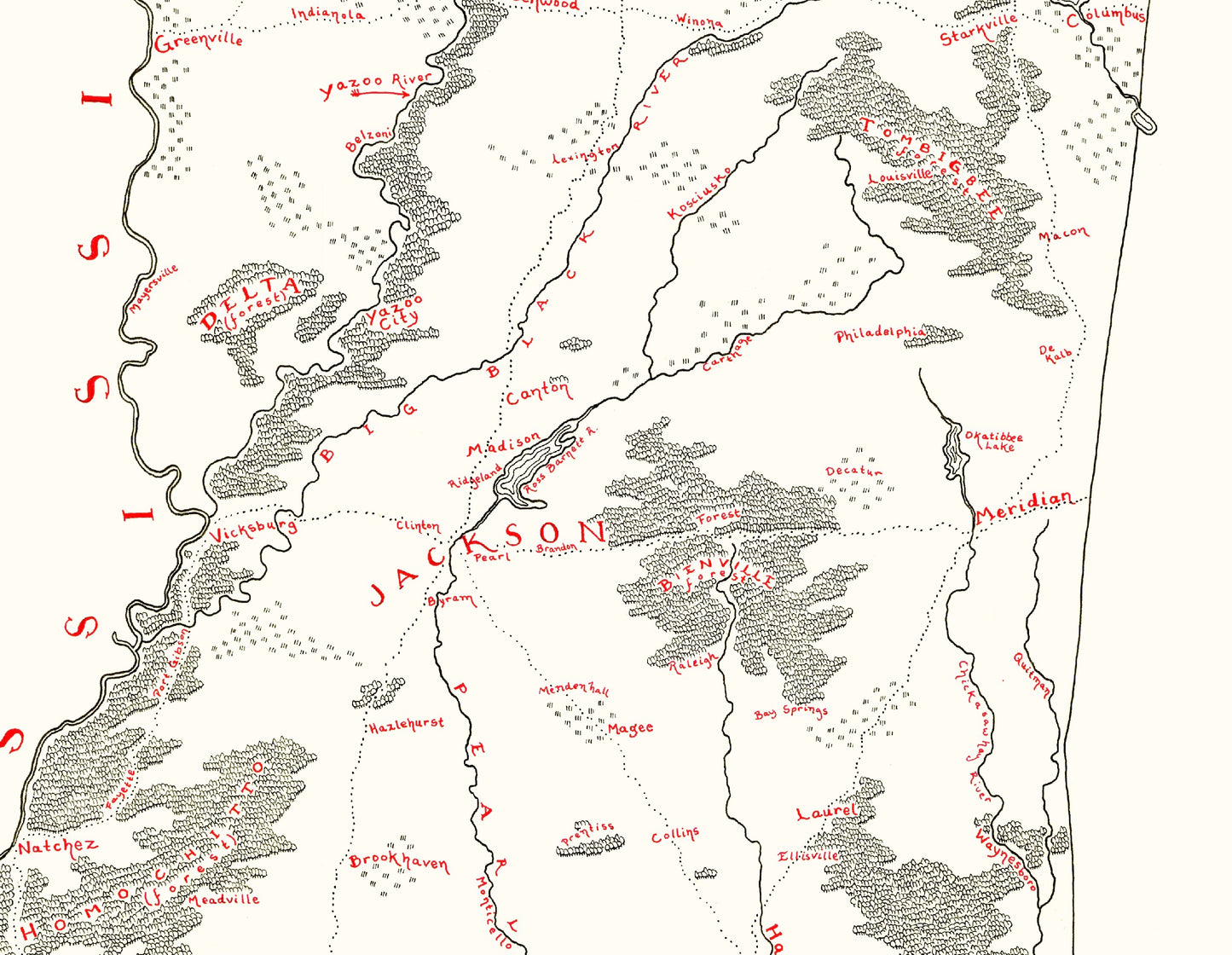 Mississippi Map