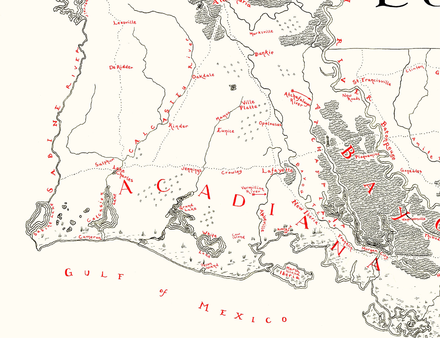 Louisiana Map