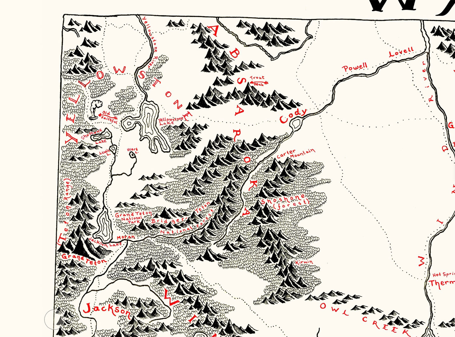 Wyoming Map