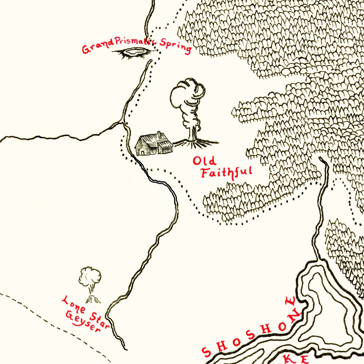 Yellowstone National Park Map