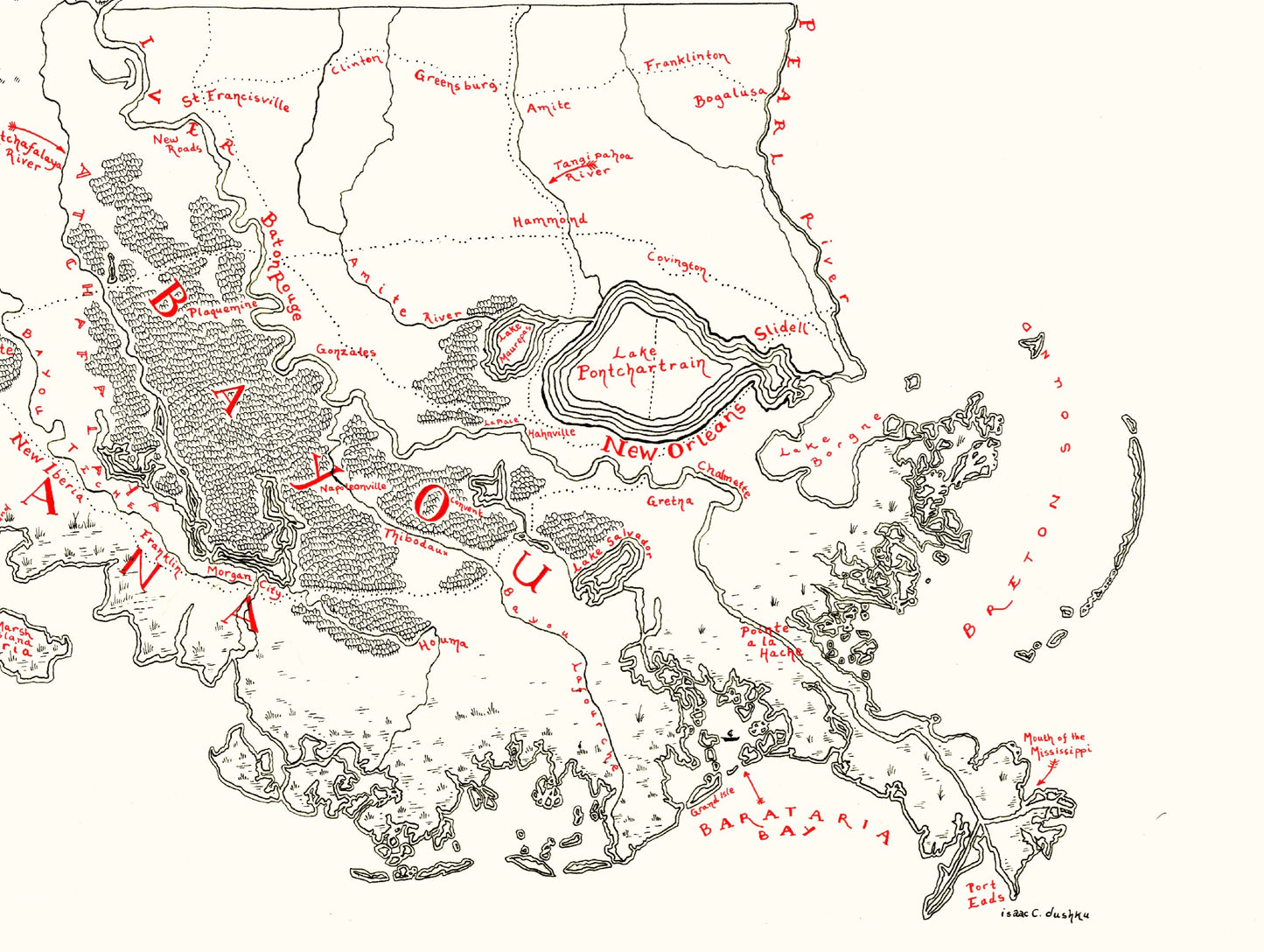 Louisiana Map