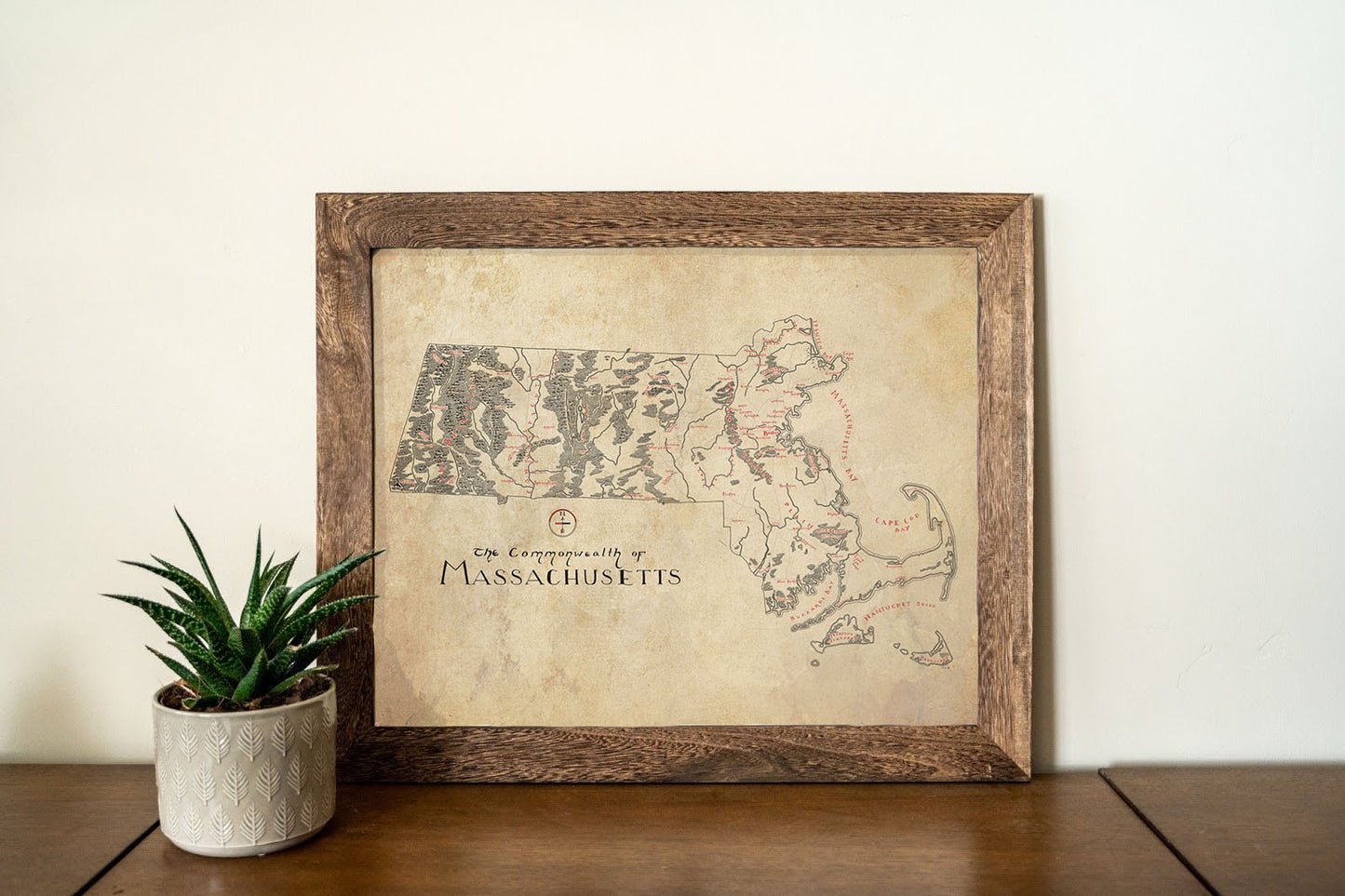 Massachusetts Map