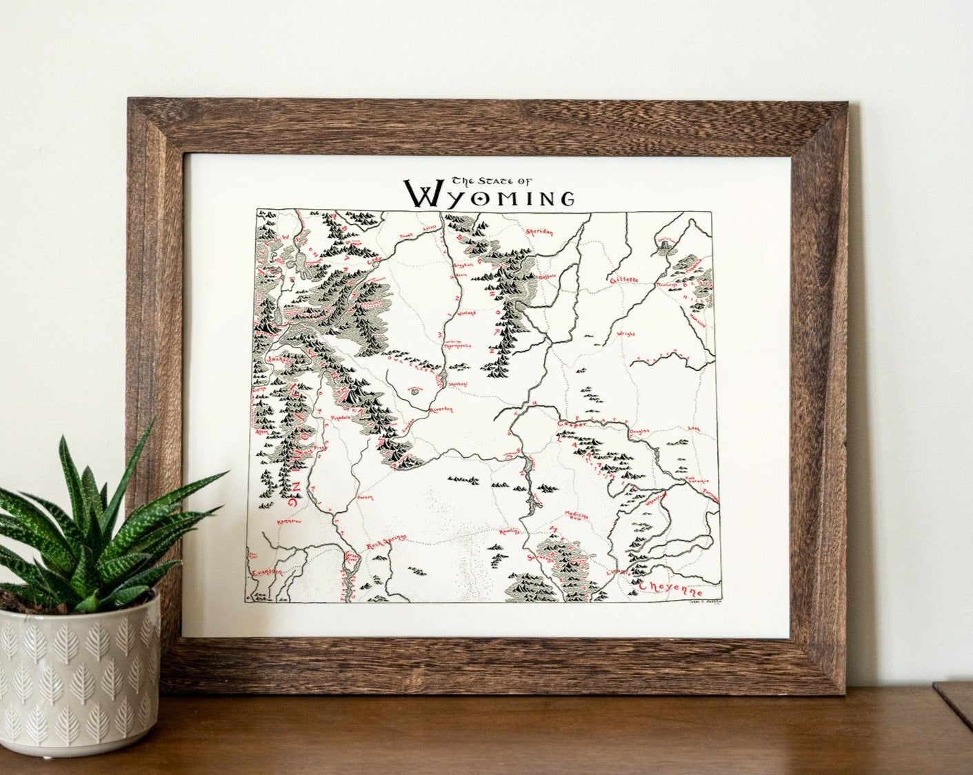 Wyoming Map