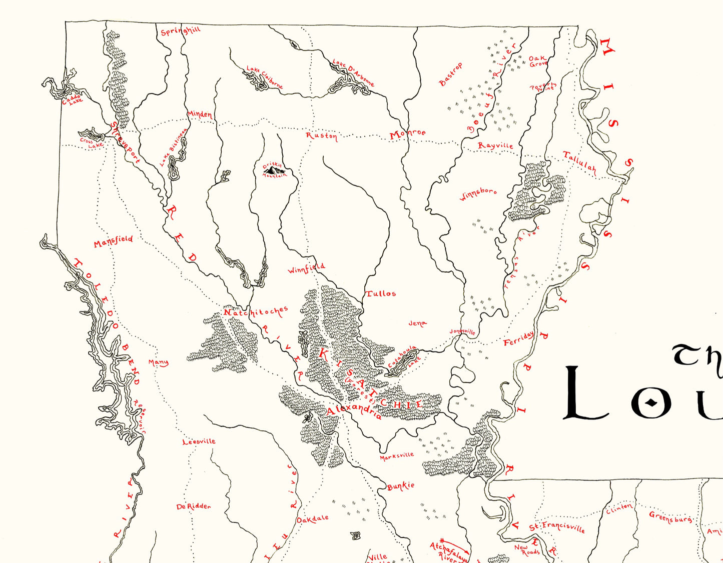 Louisiana Map