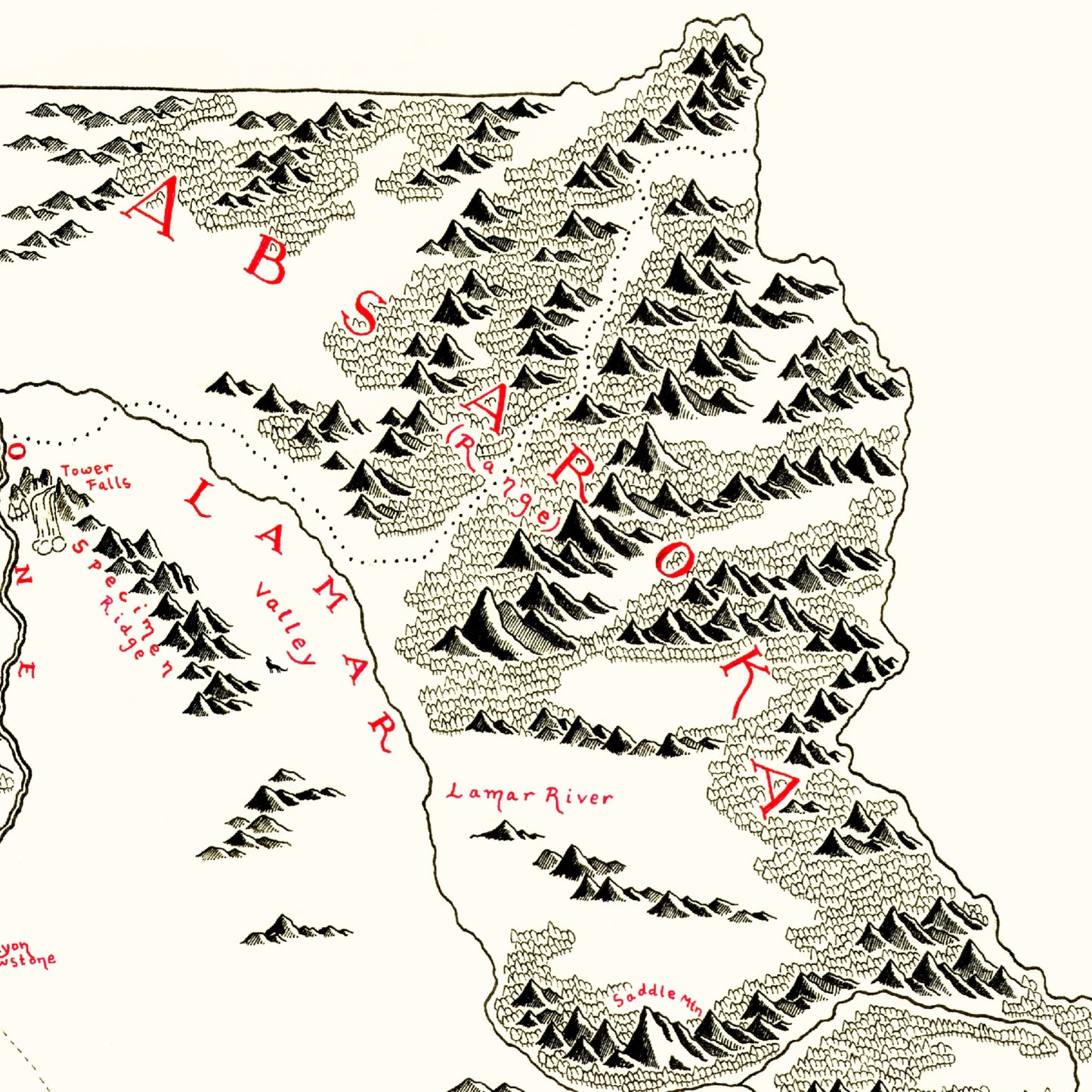Yellowstone National Park Map