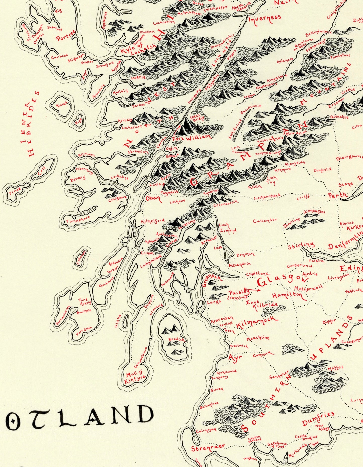 Scotland Map
