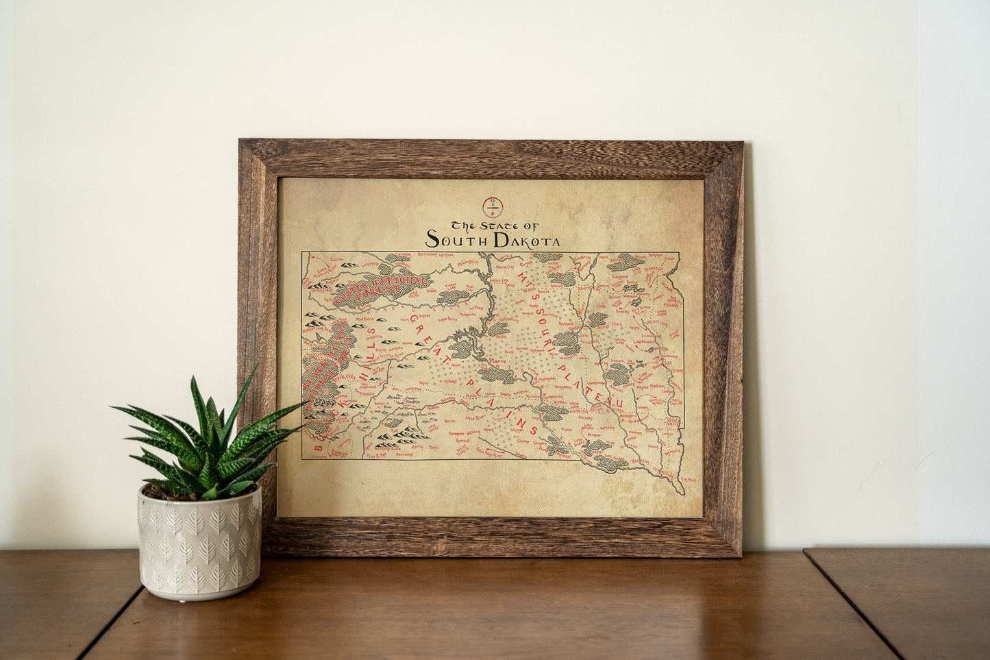 South Dakota Map