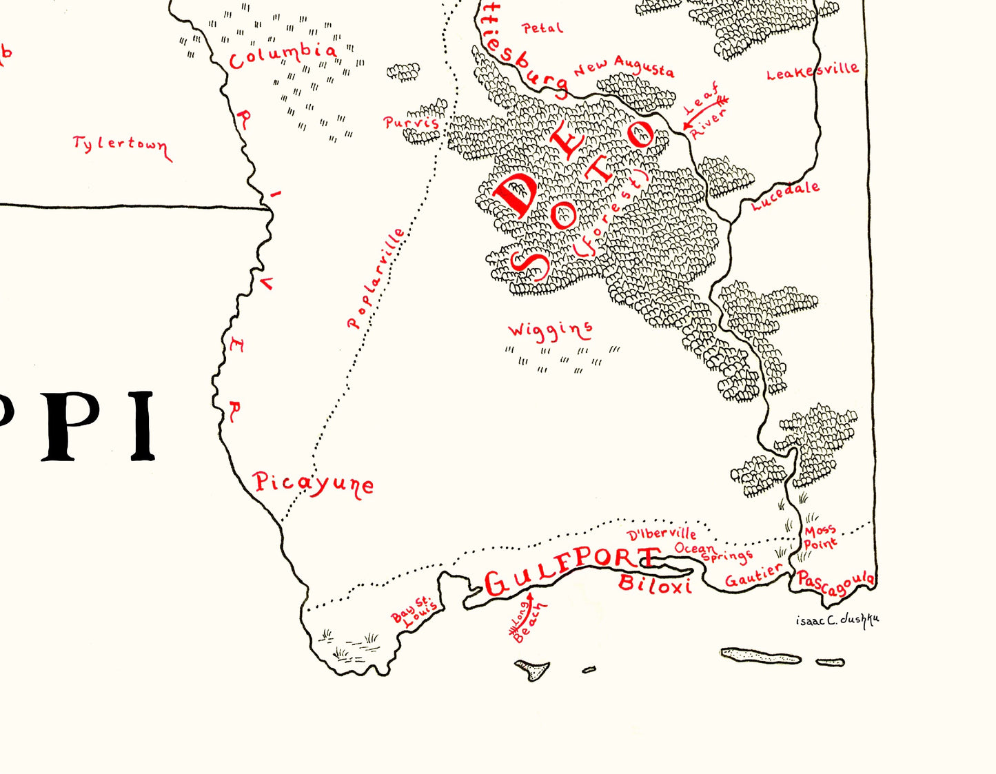 Mississippi Map