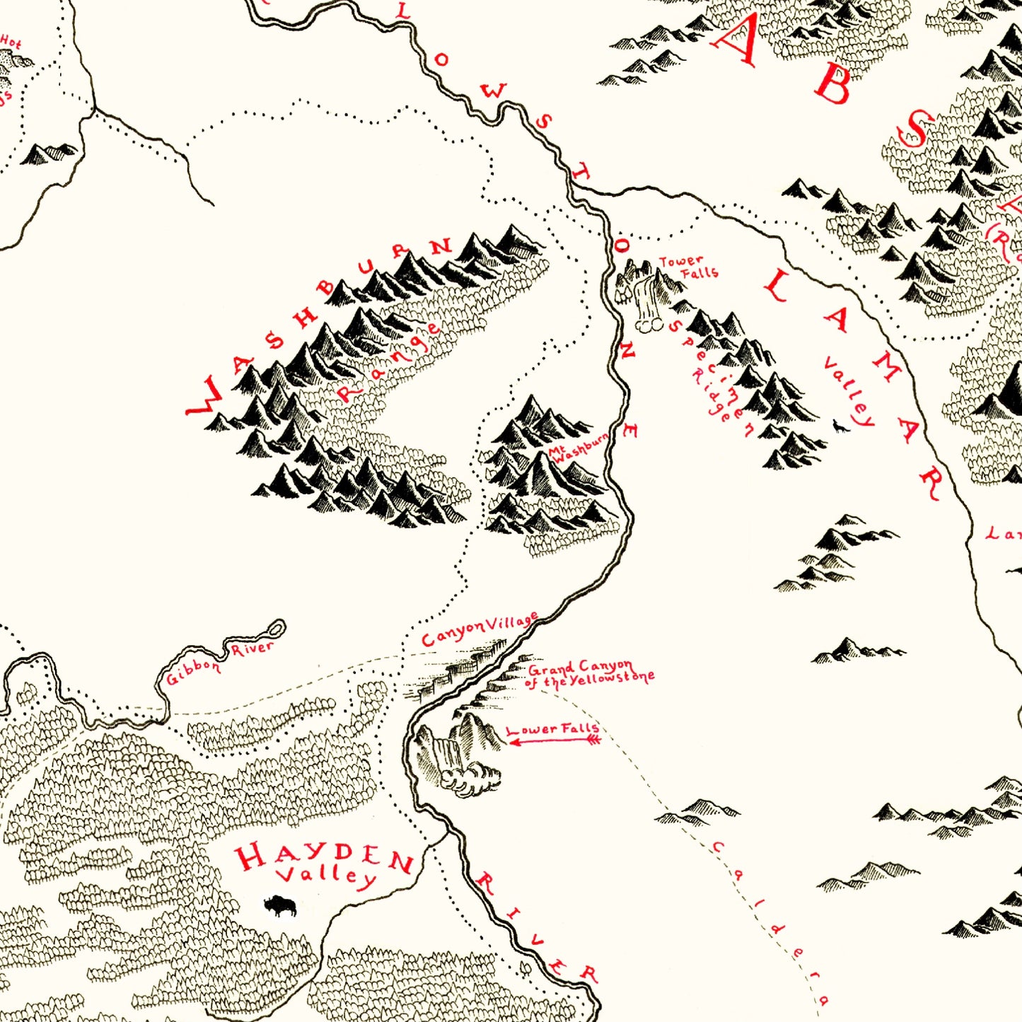 Yellowstone National Park Map