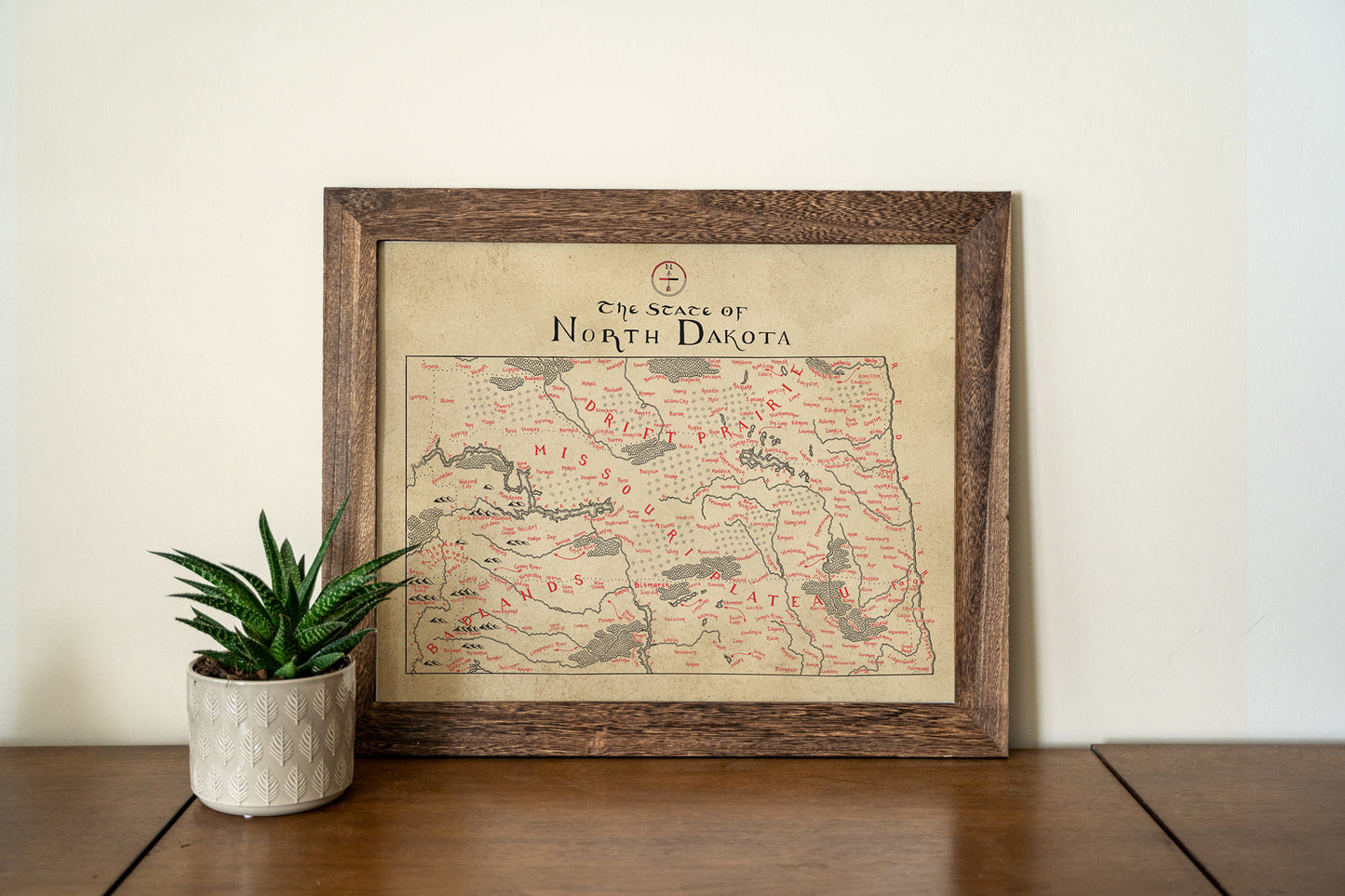 North Dakota Map