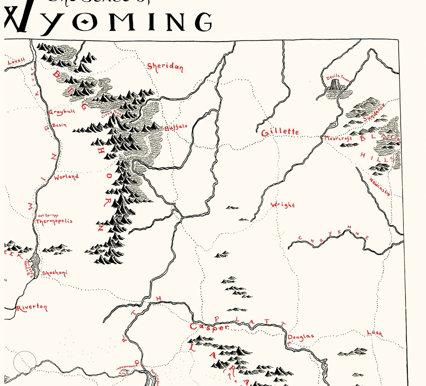 Wyoming Map
