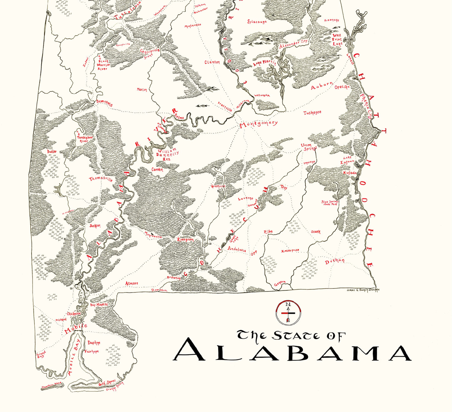 Alabama Map
