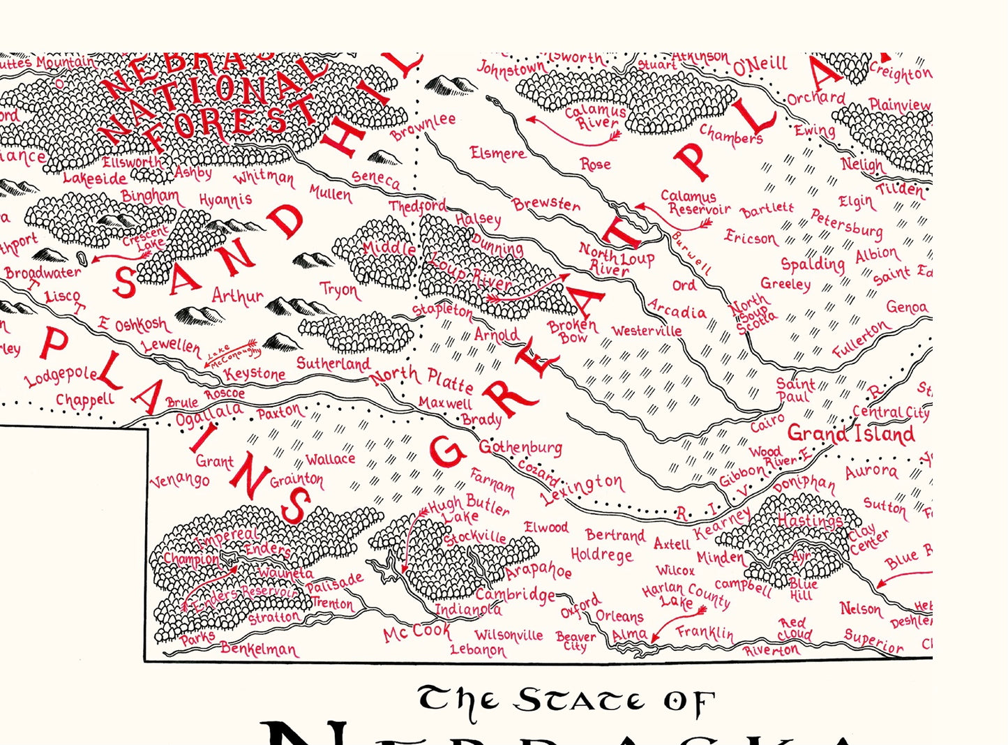 Nebraska Map