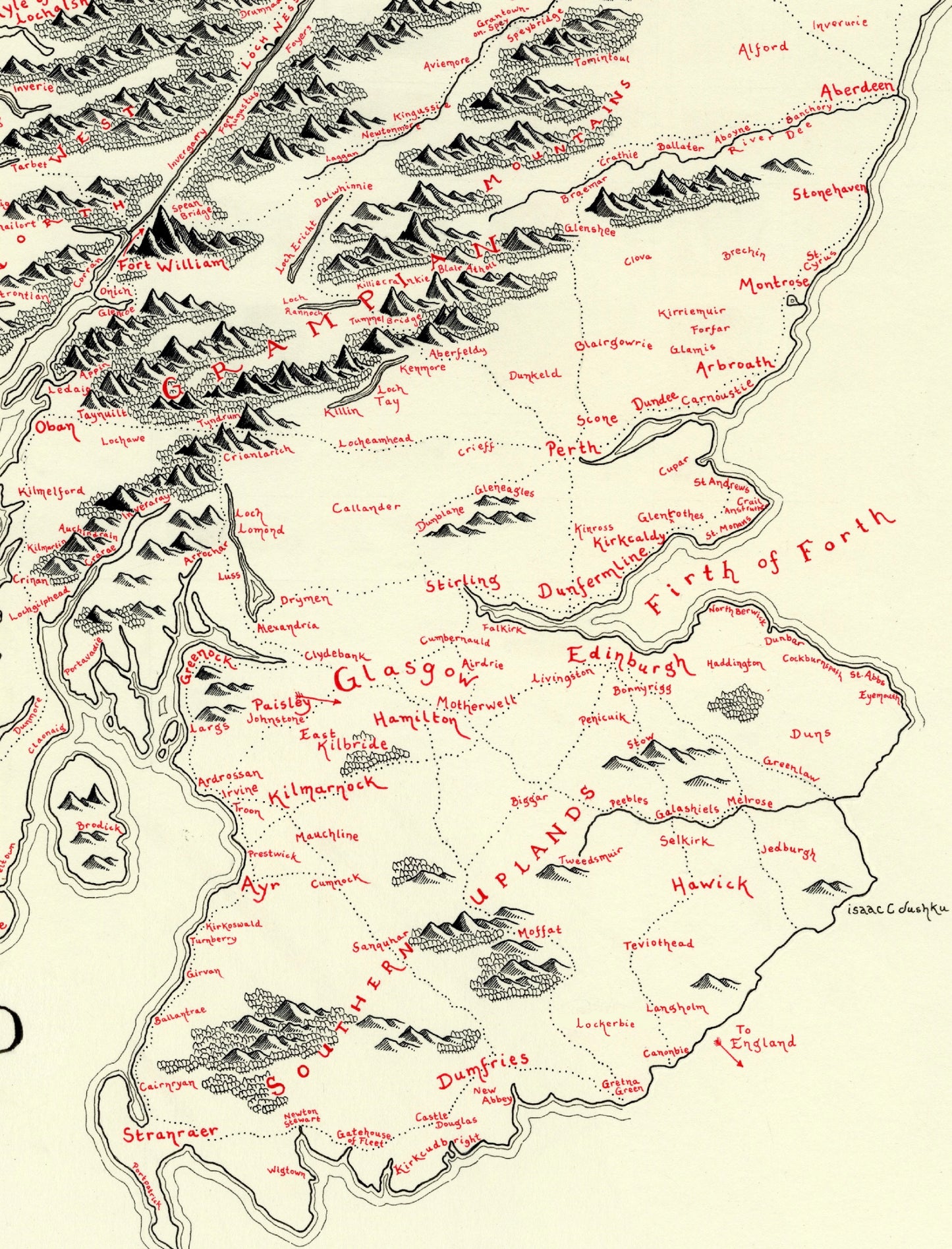 Scotland Map