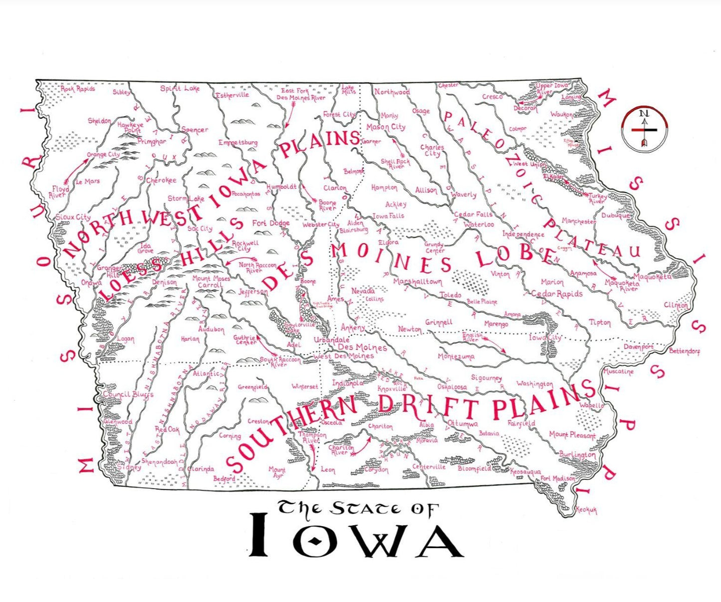 Iowa Map
