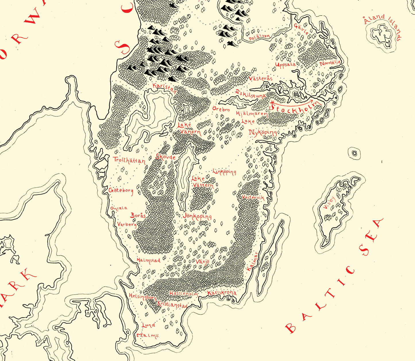 Sweden Map