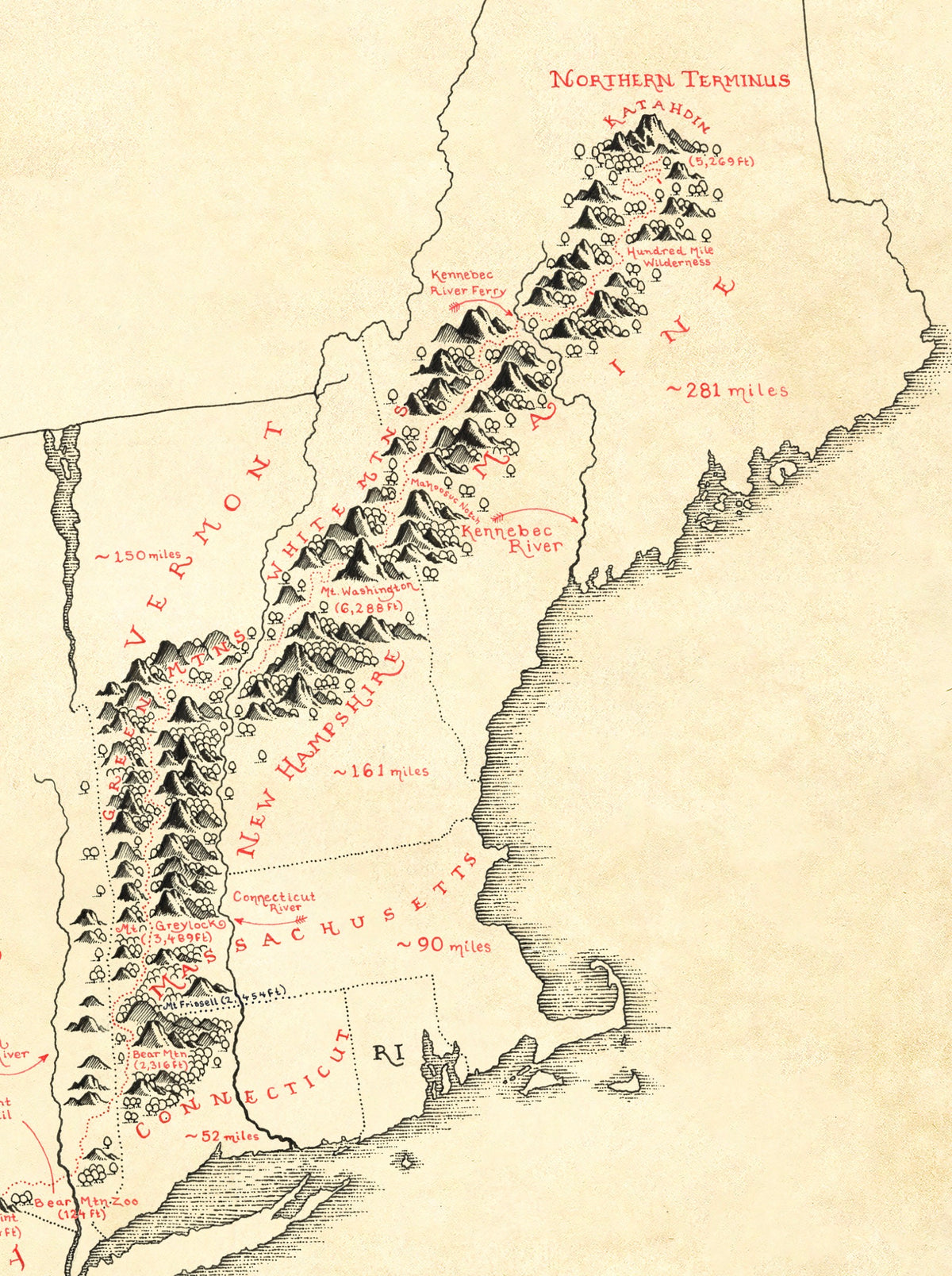 Appalachian Trail Map